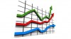 hausse graphique baisse stagnation